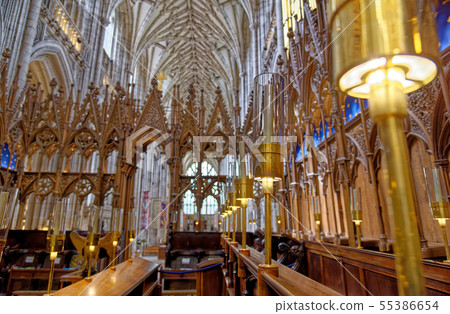 Interior of Winchester Cathedral Interior of Winchester Cathedral 55386654