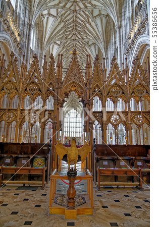 Interior of Winchester Cathedral Interior of Winchester Cathedral 55386656