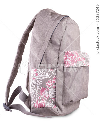 The sporty backpack isolated on white background 55387249