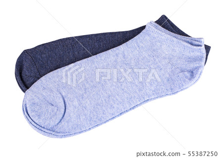 The sports socks isolated on white background The sports socks isolated on white background 55387250