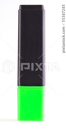 The closed marker close up isolated on white 55387285
