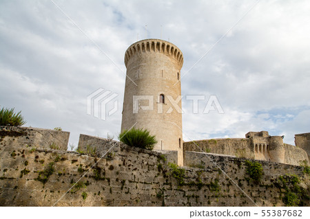 Mallorca Stone Castle Bell Tower Castle Column Tower 55387682