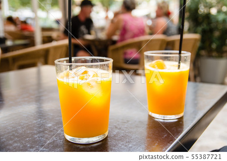 Valencia orange juice in Spain in Majorca 55387721