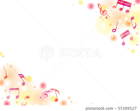 秋天色的音符例證背景 55389527