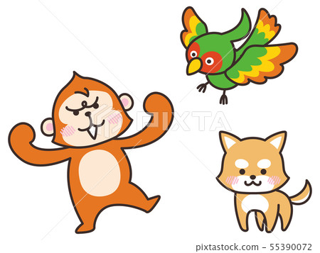 狗，猴子，狼 55390072