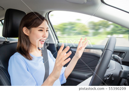 Smart self driving car concept Smart self driving car concept 55390209