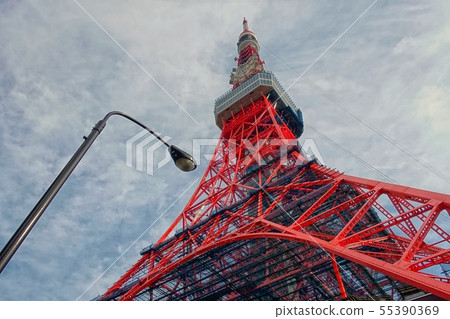 Tokyo Tower under construction Tokyo Tower under construction 55390369