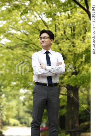 商人，公園 55392945