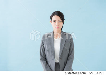20s women gray suit 55393450