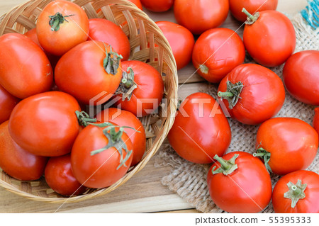 tomatoes on table tomatoes on table 55395333