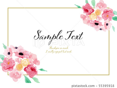 Flower Frame Stock Illustration