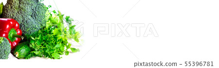 Fresh vegetables for salad. 55396781