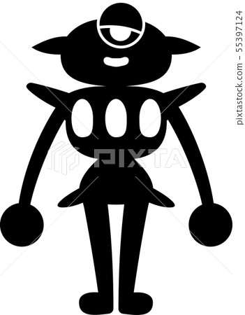 Monster monster cute strange character illustration 55397124