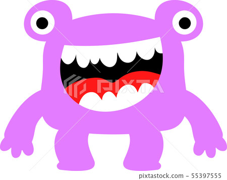 Monster monster cute strange character illustration 55397555