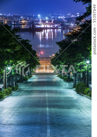 Night view of Yawatazaka Night view of Yawatazaka 55397849