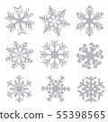 hristmas decorative snowflakes. 55398565