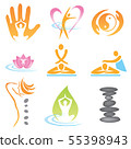 Icons spa massage. 55398943