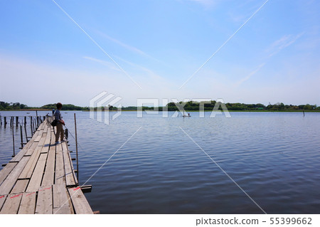 Bass fishing Pier Oppakura Boat fishing Tayaranuma Gunma Prefecture Tatebayashi-shi Jurakucho Tayaranuma Park Bass fishing Pier Oppakura Boat fishing Tayaranuma Gunma Prefecture Tatebayashi-shi Jurakucho Tayaranuma Park 55399662