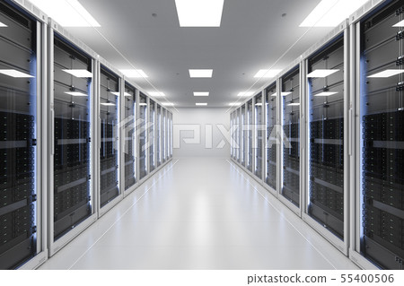 server room or server computers 55400506