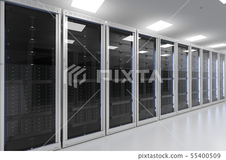 server room or server computers 55400509