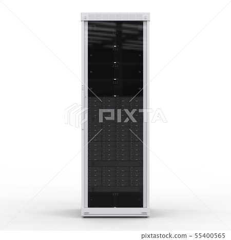 server computer on white background 55400565
