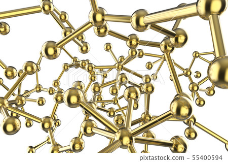 gold molecule structure gold molecule structure 55400594