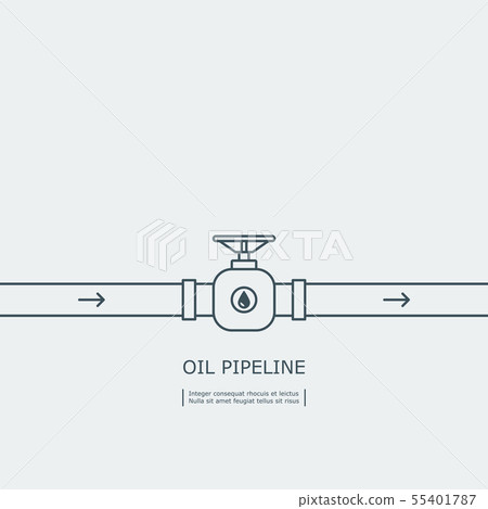 oil pipeline concept 55401787