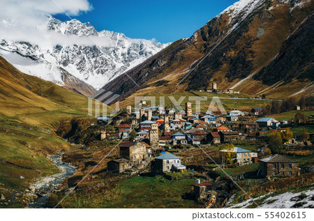 Svanetian Towers in Ushguli, Upper Svanetia, 55402615