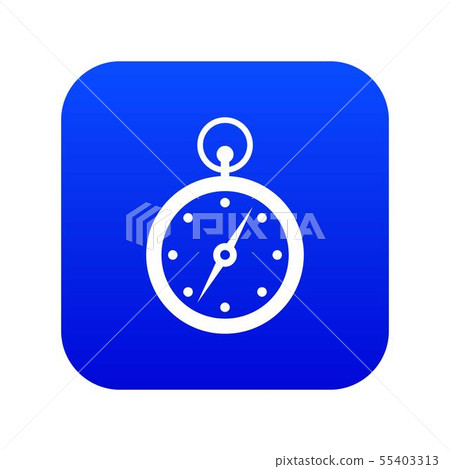Compass icon digital blue - Stock Illustration [55403313] - PIXTA