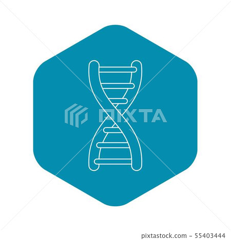 Dna icon, outline style Dna icon, outline style 55403444
