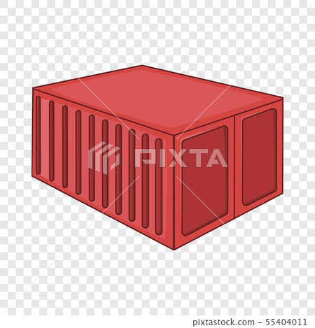 Cargo container icon, cartoon style Cargo container icon, cartoon style 55404011