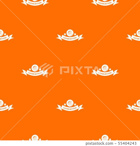 Clothes button fabric pattern vector orange 55404243