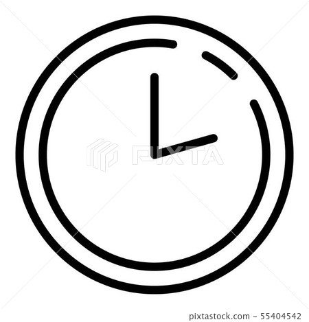 Smart home timer icon, outline style Smart home timer icon, outline style 55404542