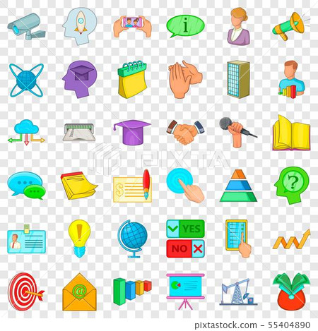 Session icons set, cartoon style - Stock Illustration [55404890] - PIXTA