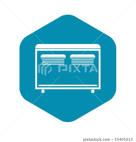 Home equipment for heating icon, simple style Home equipment for heating icon, simple style 55405013