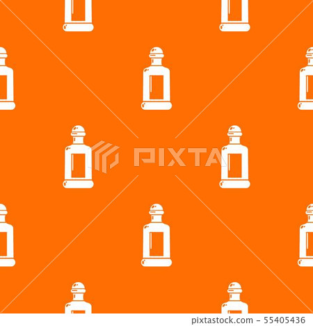 Square bottle pattern vector orange 55405436