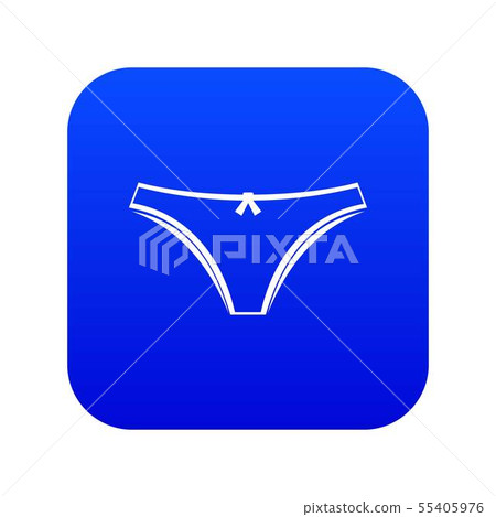 Panties icon digital blue 55405976