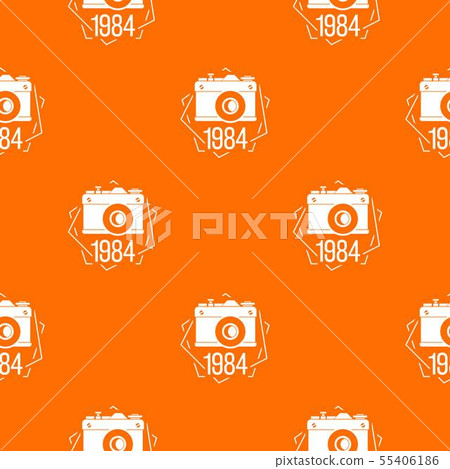 1984 photo camera pattern vector orange 1984 photo camera pattern vector orange 55406186