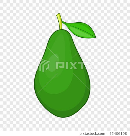 Avocado icon, cartoon style Avocado icon, cartoon style 55406198