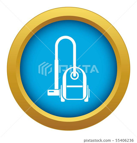 Vacuum cleaner icon blue vector isolated 55406236