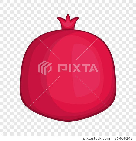 Pomegranate icon, cartoon style Pomegranate icon, cartoon style 55406243