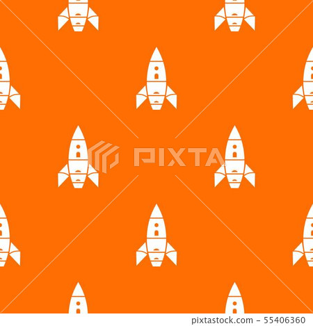 Rocket galaxy pattern vector orange Rocket galaxy pattern vector orange 55406360