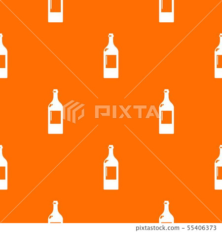 Alcohol bottle pattern vector orange Alcohol bottle pattern vector orange 55406373