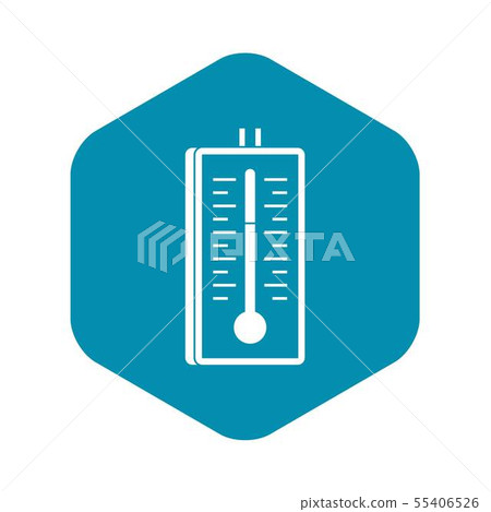 Thermometer icon, simple style 55406526