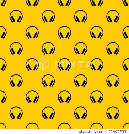 Protective headphones pattern vector Protective headphones pattern vector 55406765
