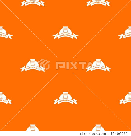 Bin office pattern vector orange Bin office pattern vector orange 55406981