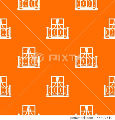 Outdoor balcony pattern vector orange Outdoor balcony pattern vector orange 55407310