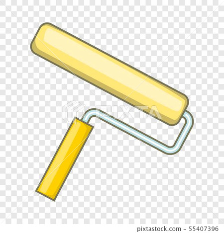 Paint roller icon, cartoon style Paint roller icon, cartoon style 55407396