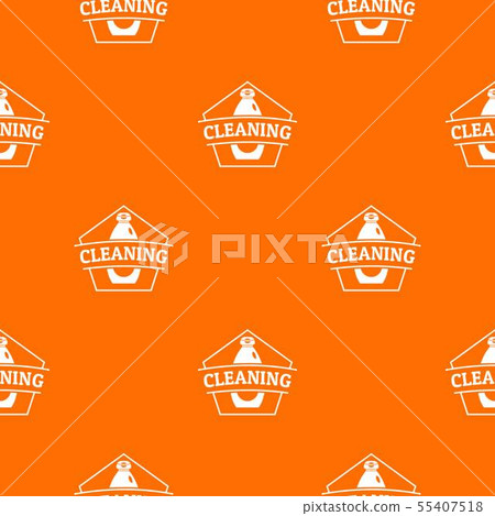 Cleaning bottle pattern vector orange Cleaning bottle pattern vector orange 55407518