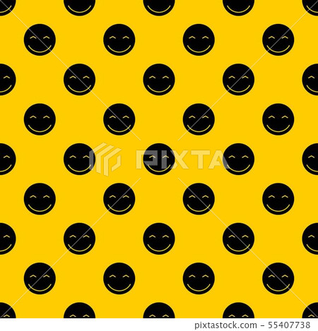 Smiling emotpattern vector Smiling emotpattern vector 55407738